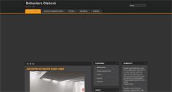 Desktop Screenshot of olesova.eu